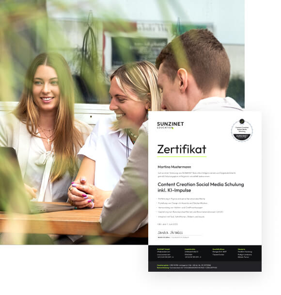 Content Creation Social Media Schulung inkl. KI-Impulse